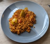Dahl de lentilles et oignons