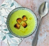 Velouté de petits pois au Boursin