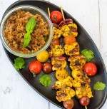 Brochettes de poulet chermoula