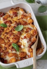 Gratin de gnocchi au poivron et chorizo