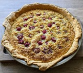 Amandine framboise façon crumble
